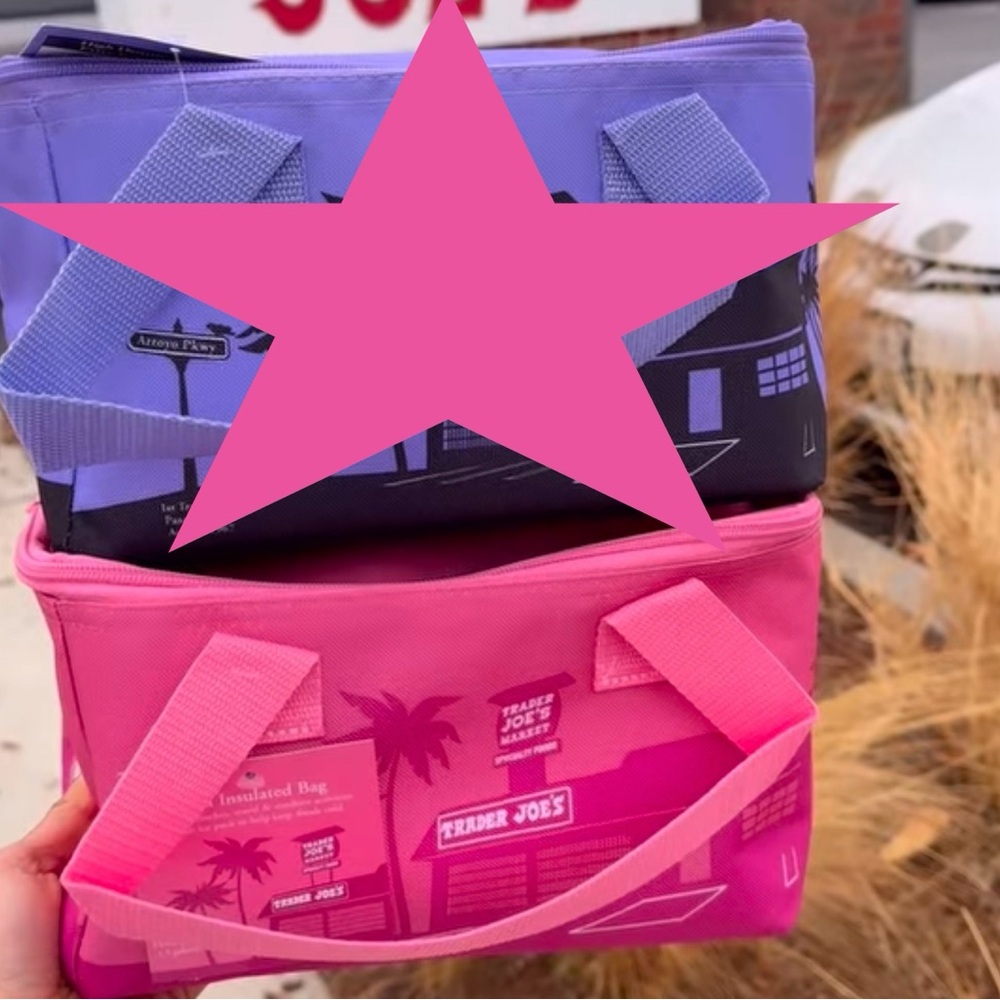 Trader Joe’s Mini Insulated Bag Pink NWT